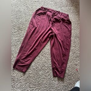 Burgundy pants